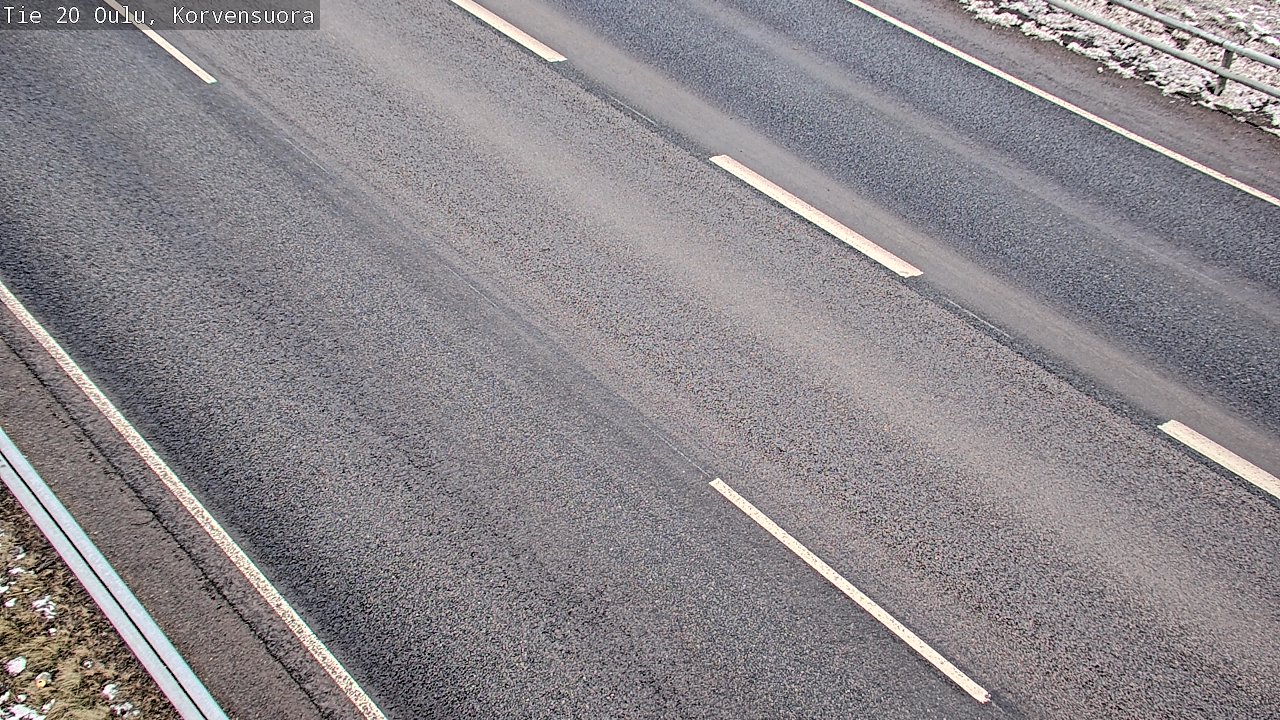 Kelikamerat Kuva Tie 20 Oulu Korvensuora, Oulu, Pohjois-Pohjanmaa