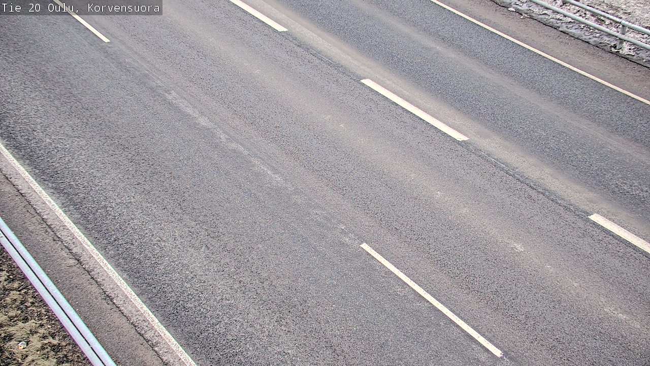Weather Camera Image Väg 20 Uleåborg Korvensuora, Oulu, Pohjois-Pohjanmaa