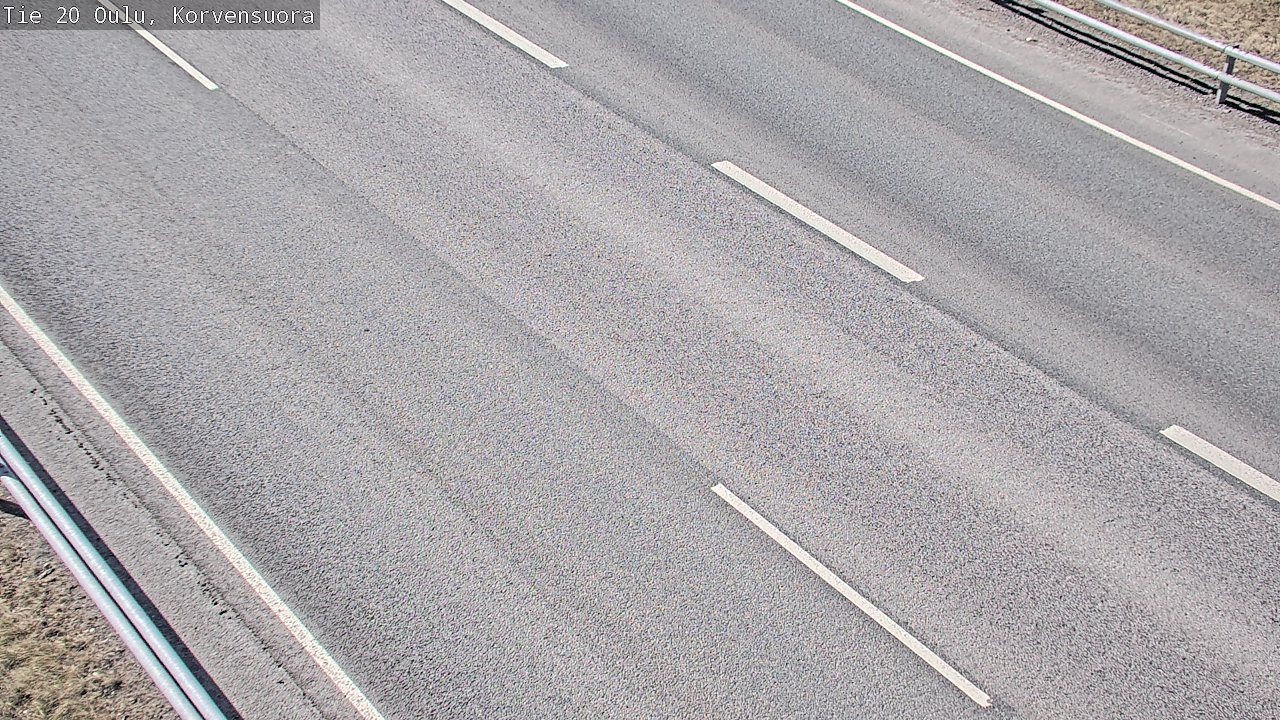 Weather Camera Image Road 20 Oulu Korvensuora, Oulu, Pohjois-Pohjanmaa
