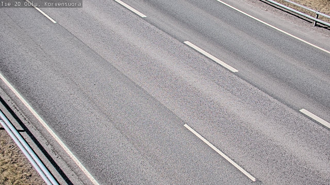 Weather Camera Image Road 20 Oulu Korvensuora, Oulu, Pohjois-Pohjanmaa