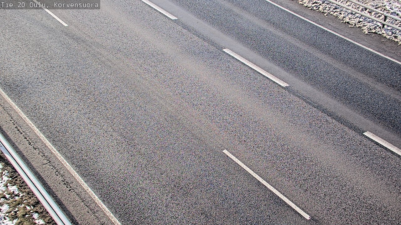 Kelikamerat Kuva Tie 20 Oulu Korvensuora, Oulu, Pohjois-Pohjanmaa