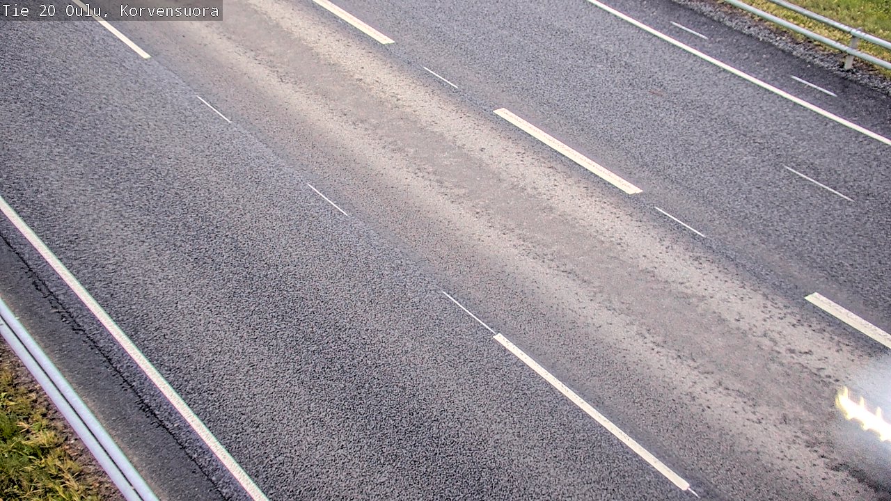 Kelikamerat Kuva Tie 20 Oulu Korvensuora, Oulu, Pohjois-Pohjanmaa