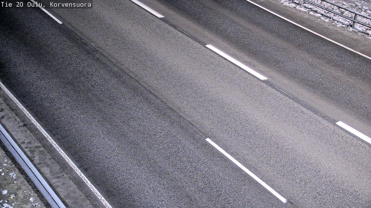 Kelikamerat Kuva Tie 20 Oulu Korvensuora, Oulu, Pohjois-Pohjanmaa