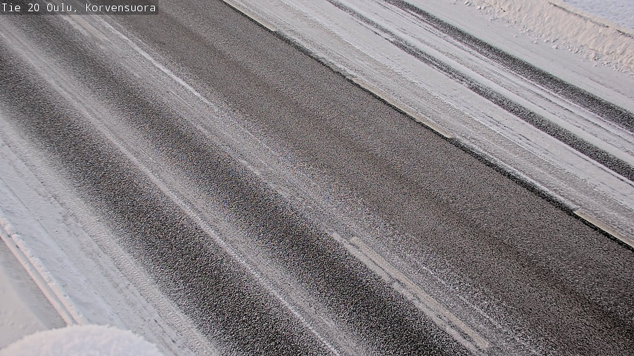 Weather Camera Image Road 20 Oulu Korvensuora, Oulu, Pohjois-Pohjanmaa
