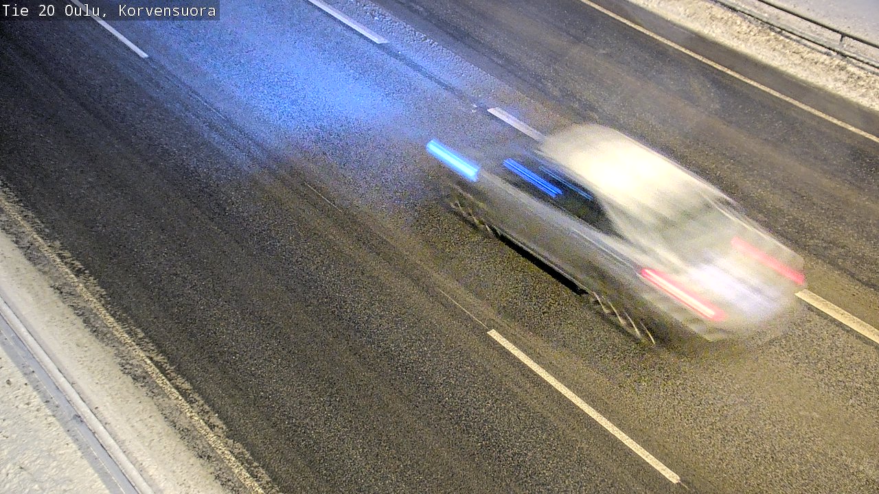 Weather Camera Image Väg 20 Uleåborg Korvensuora, Oulu, Pohjois-Pohjanmaa