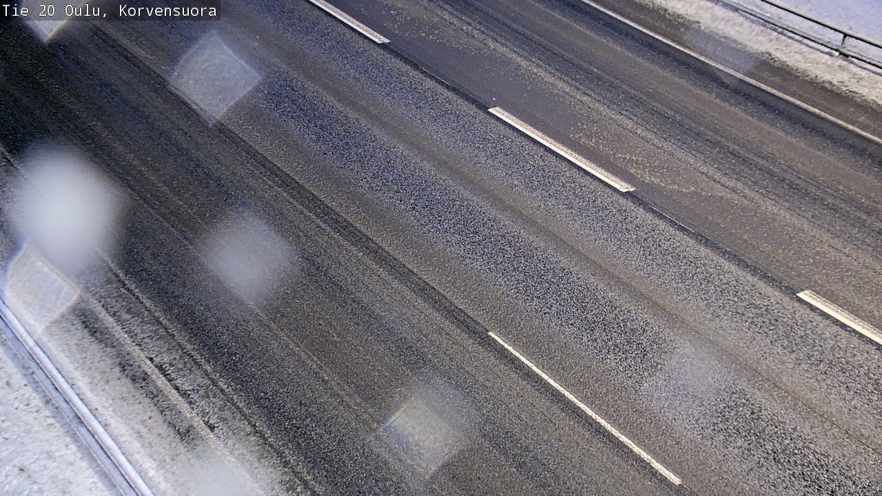Weather Camera Image Väg 20 Uleåborg Korvensuora, Oulu, Pohjois-Pohjanmaa