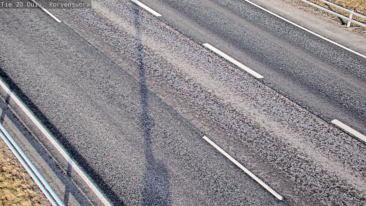 Weather Camera Image Road 20 Oulu Korvensuora, Oulu, Pohjois-Pohjanmaa