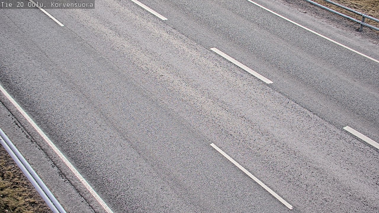 Weather Camera Image Road 20 Oulu Korvensuora, Oulu, Pohjois-Pohjanmaa