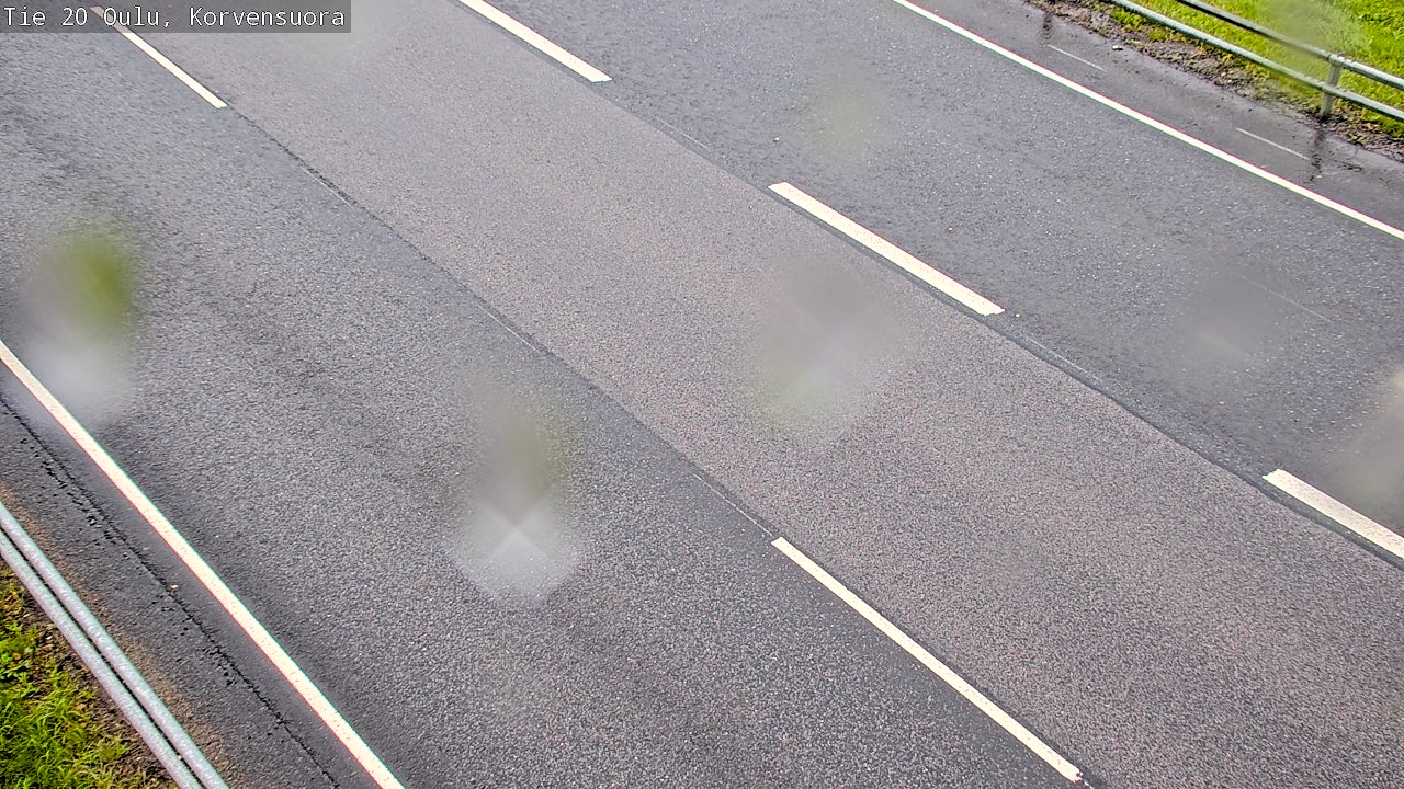Weather Camera Image Road 20 Oulu Korvensuora, Oulu, Pohjois-Pohjanmaa