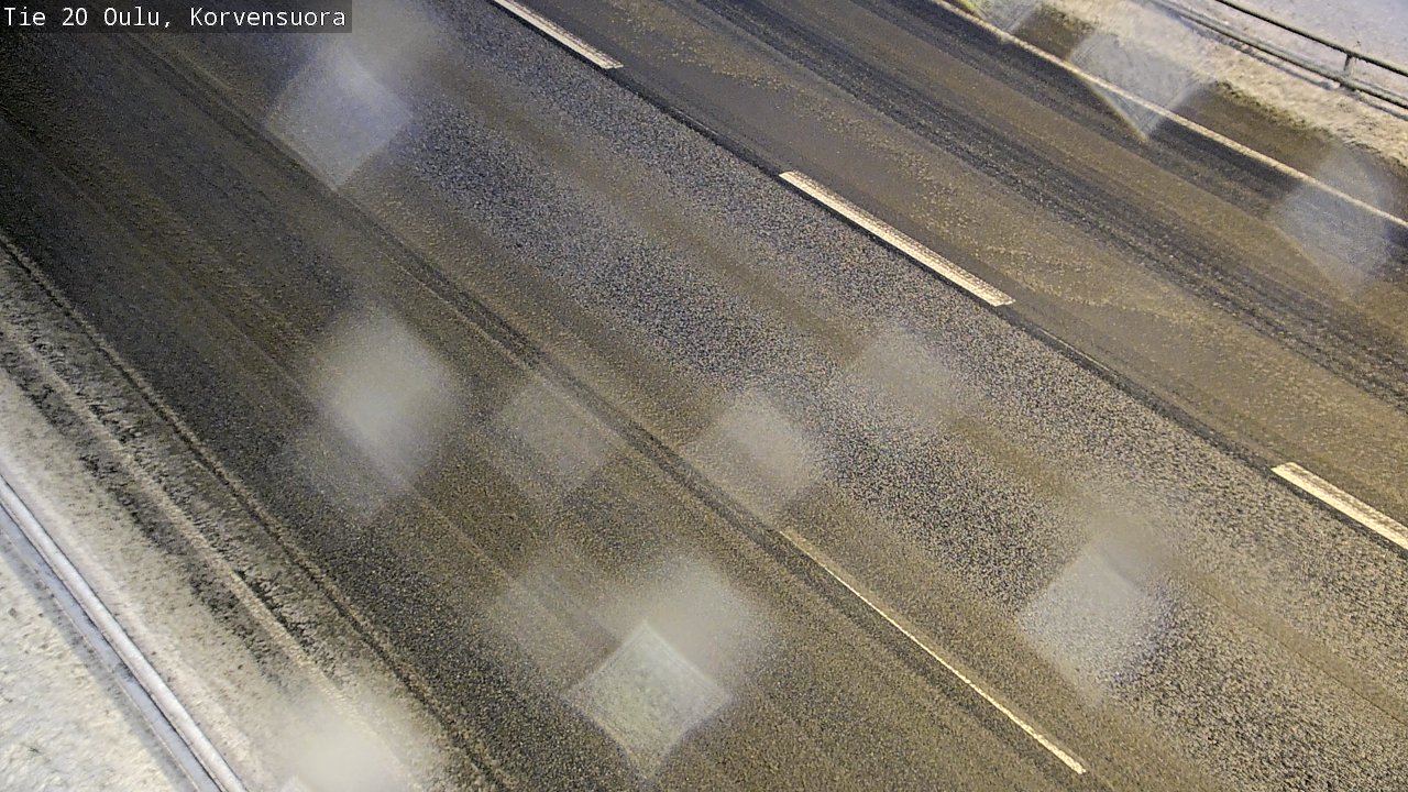 Weather Camera Image Väg 20 Uleåborg Korvensuora, Oulu, Pohjois-Pohjanmaa