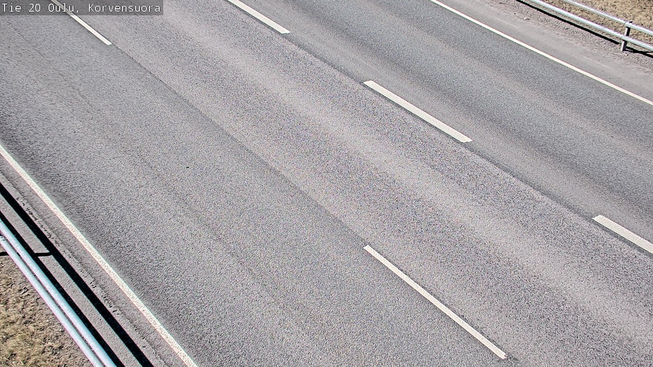 Weather Camera Image Road 20 Oulu Korvensuora, Oulu, Pohjois-Pohjanmaa