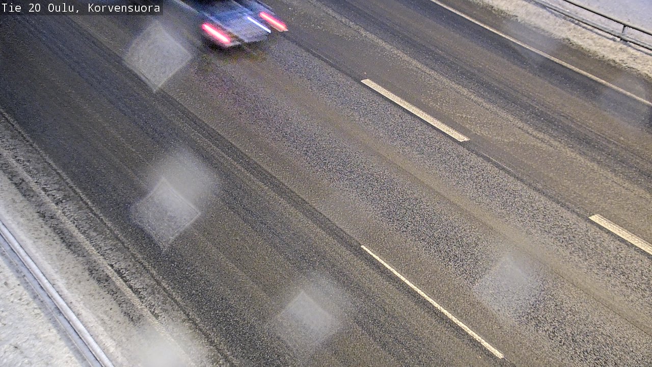 Weather Camera Image Väg 20 Uleåborg Korvensuora, Oulu, Pohjois-Pohjanmaa