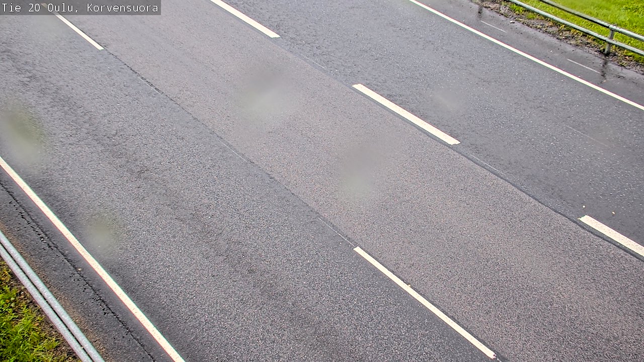 Weather Camera Image Road 20 Oulu Korvensuora, Oulu, Pohjois-Pohjanmaa