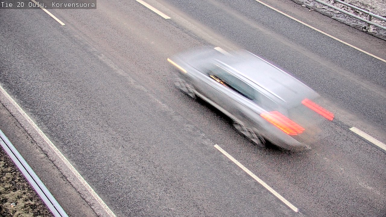 Weather Camera Image Väg 20 Uleåborg Korvensuora, Oulu, Pohjois-Pohjanmaa