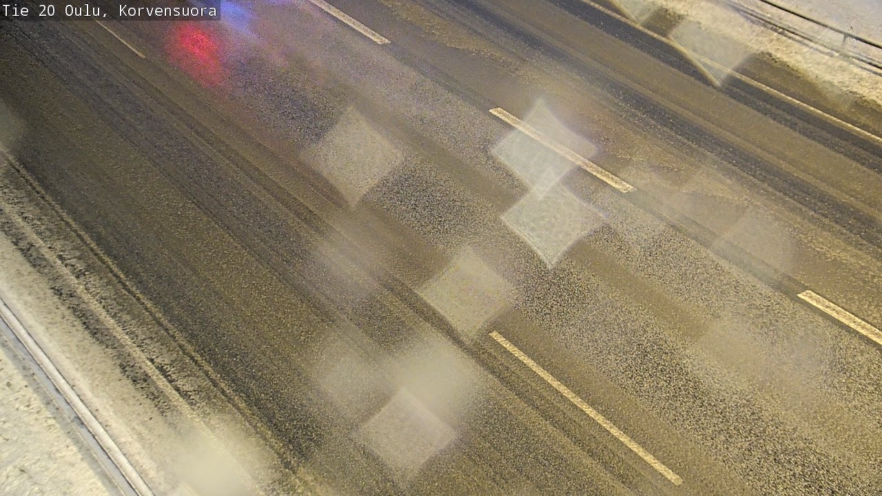 Weather Camera Image Väg 20 Uleåborg Korvensuora, Oulu, Pohjois-Pohjanmaa