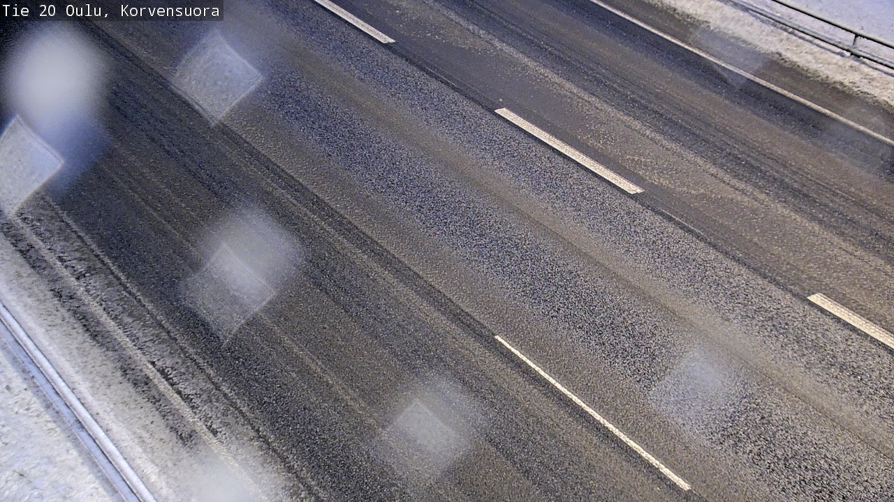Weather Camera Image Väg 20 Uleåborg Korvensuora, Oulu, Pohjois-Pohjanmaa