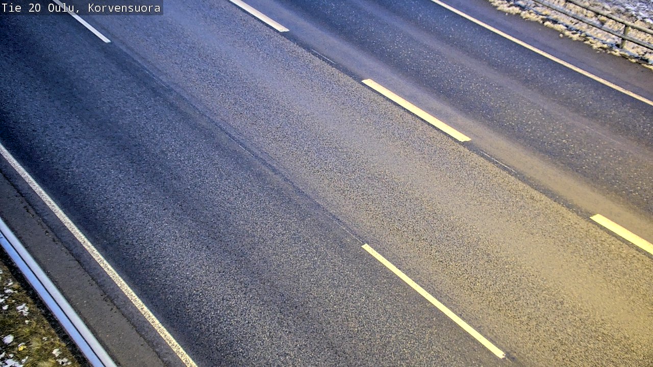 Kelikamerat Kuva Tie 20 Oulu Korvensuora, Oulu, Pohjois-Pohjanmaa