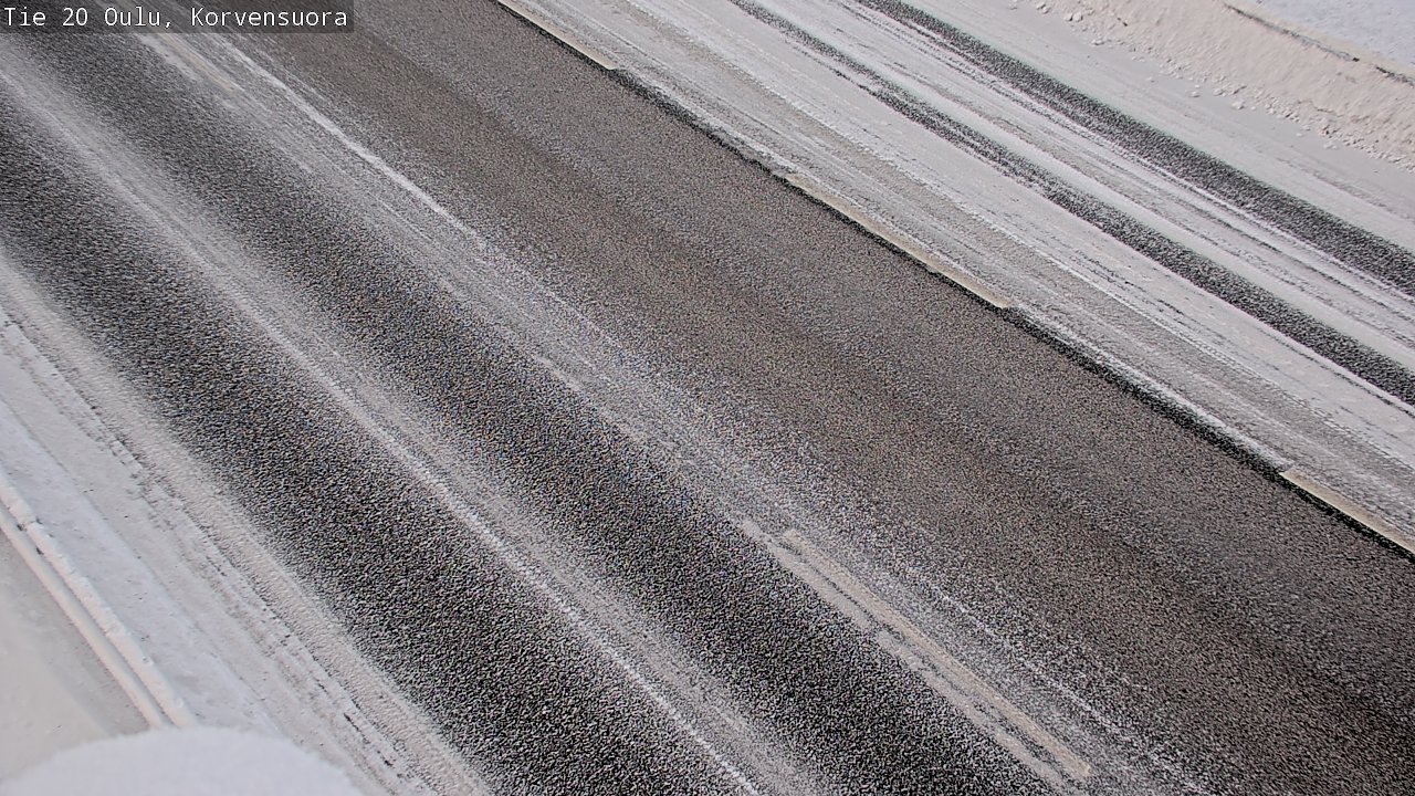 Weather Camera Image Road 20 Oulu Korvensuora, Oulu, Pohjois-Pohjanmaa