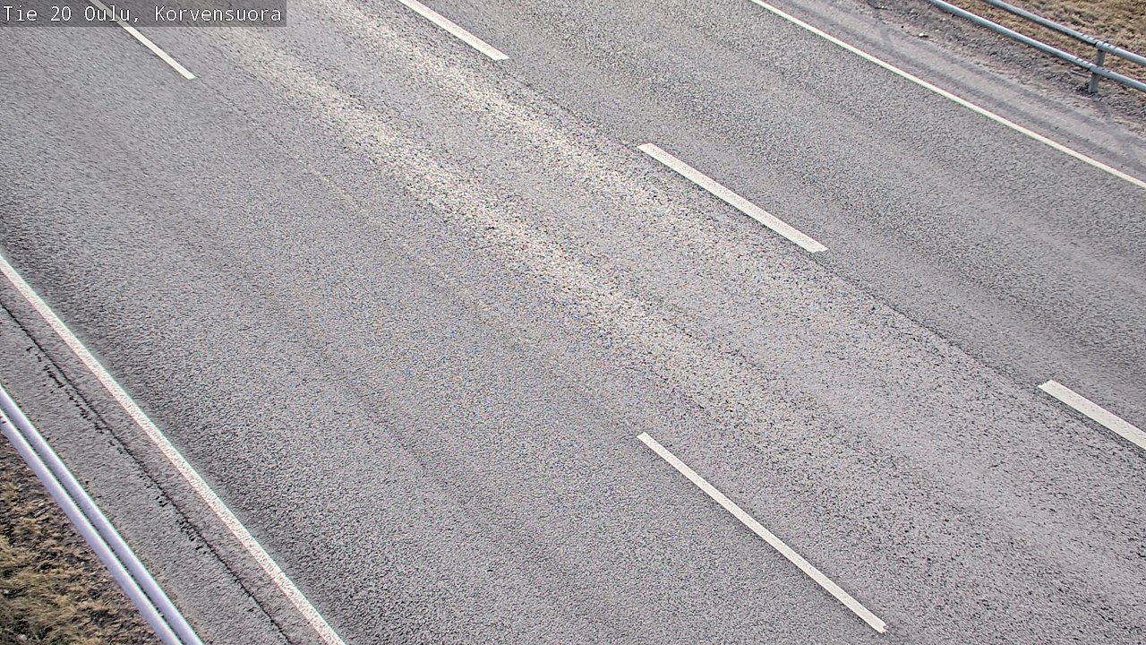 Weather Camera Image Road 20 Oulu Korvensuora, Oulu, Pohjois-Pohjanmaa