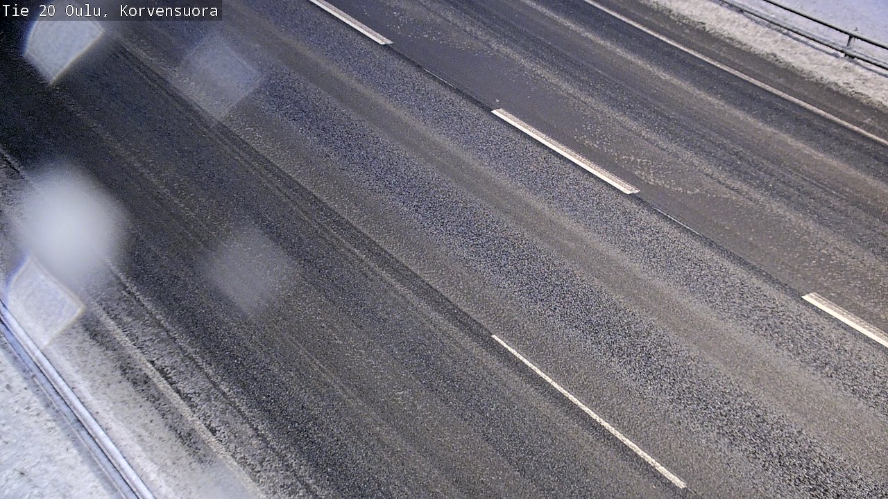 Weather Camera Image Väg 20 Uleåborg Korvensuora, Oulu, Pohjois-Pohjanmaa