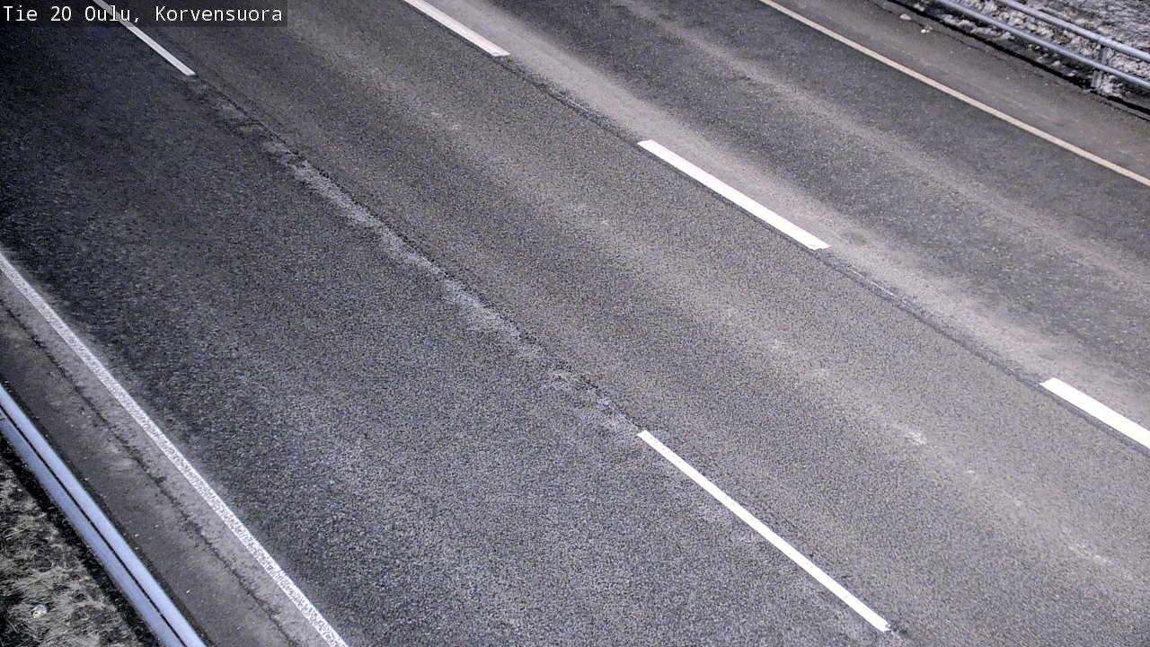 Weather Camera Image Väg 20 Uleåborg Korvensuora, Oulu, Pohjois-Pohjanmaa