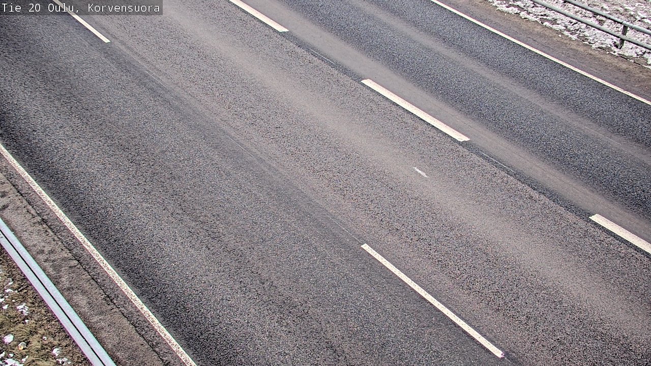 Kelikamerat Kuva Tie 20 Oulu Korvensuora, Oulu, Pohjois-Pohjanmaa