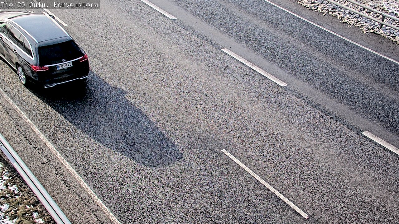 Kelikamerat Kuva Tie 20 Oulu Korvensuora, Oulu, Pohjois-Pohjanmaa