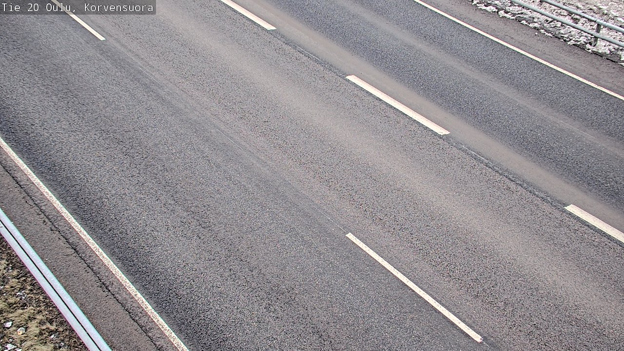Weather Camera Image Road 20 Oulu Korvensuora, Oulu, Pohjois-Pohjanmaa