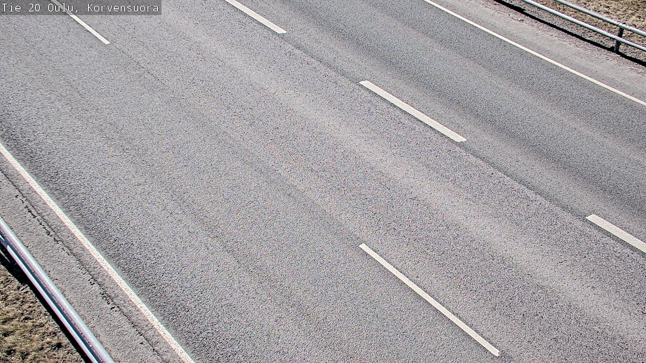 Weather Camera Image Road 20 Oulu Korvensuora, Oulu, Pohjois-Pohjanmaa