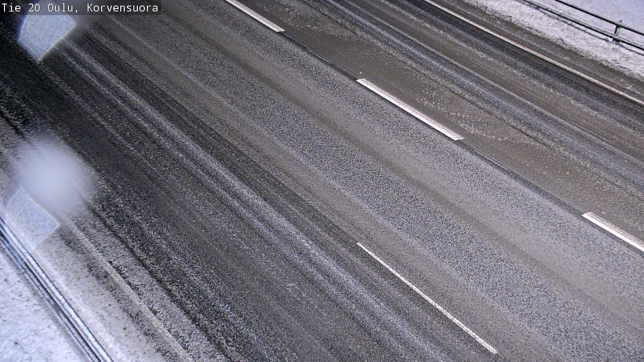 Weather Camera Image Väg 20 Uleåborg Korvensuora, Oulu, Pohjois-Pohjanmaa
