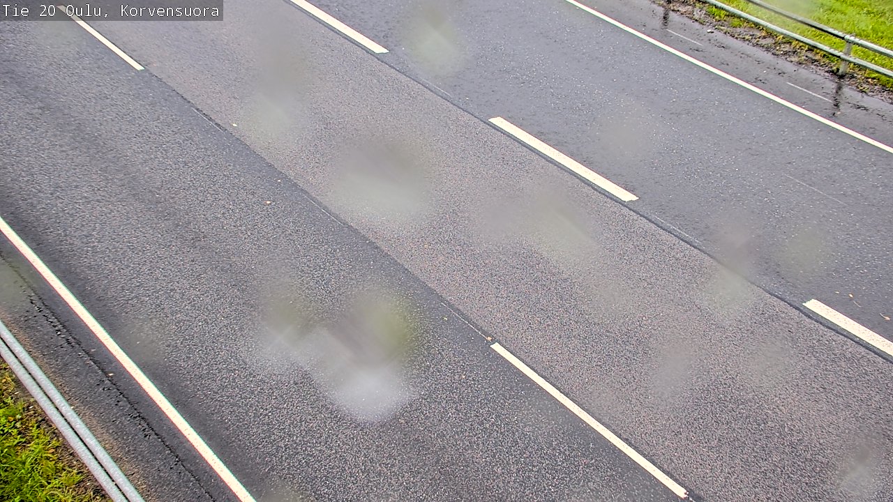 Weather Camera Image Road 20 Oulu Korvensuora, Oulu, Pohjois-Pohjanmaa