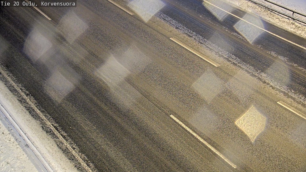 Weather Camera Image Väg 20 Uleåborg Korvensuora, Oulu, Pohjois-Pohjanmaa