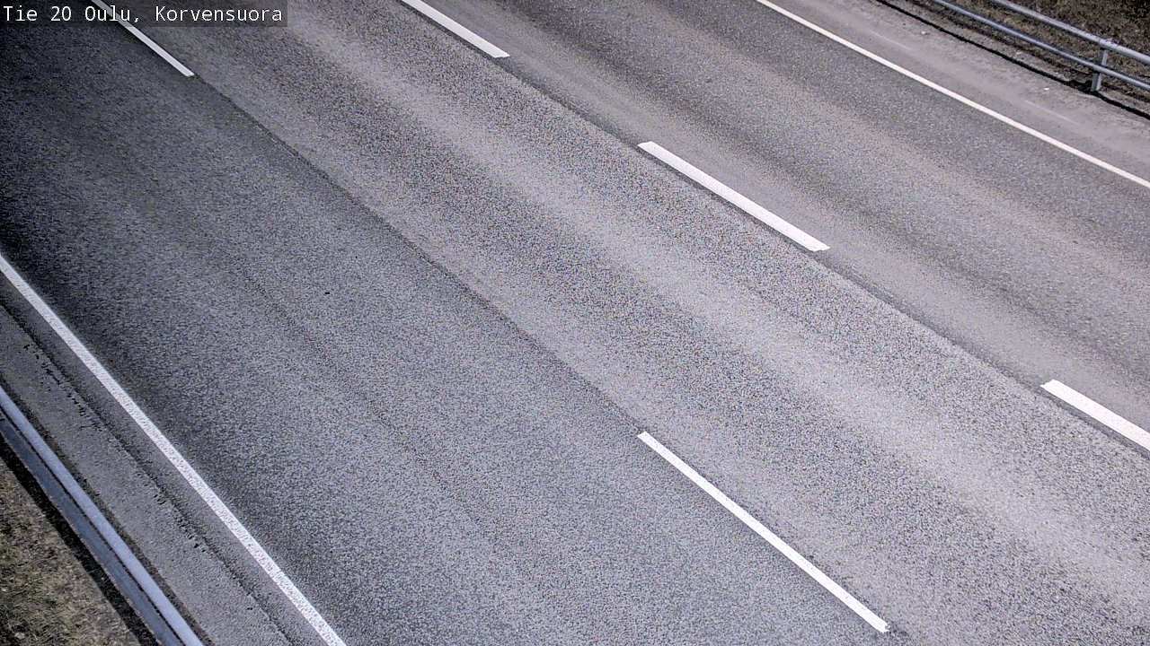 Weather Camera Image Road 20 Oulu Korvensuora, Oulu, Pohjois-Pohjanmaa