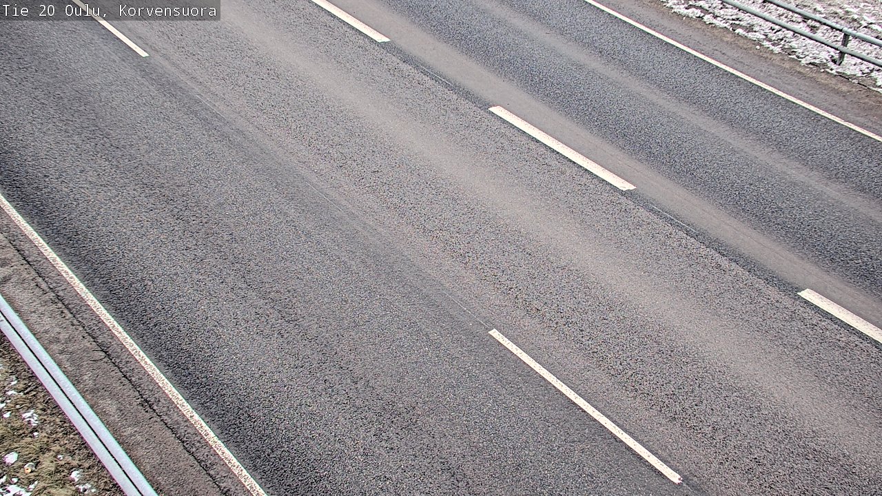 Kelikamerat Kuva Tie 20 Oulu Korvensuora, Oulu, Pohjois-Pohjanmaa