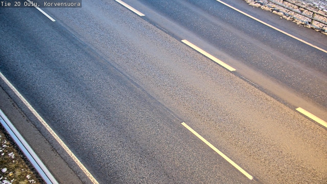 Kelikamerat Kuva Tie 20 Oulu Korvensuora, Oulu, Pohjois-Pohjanmaa