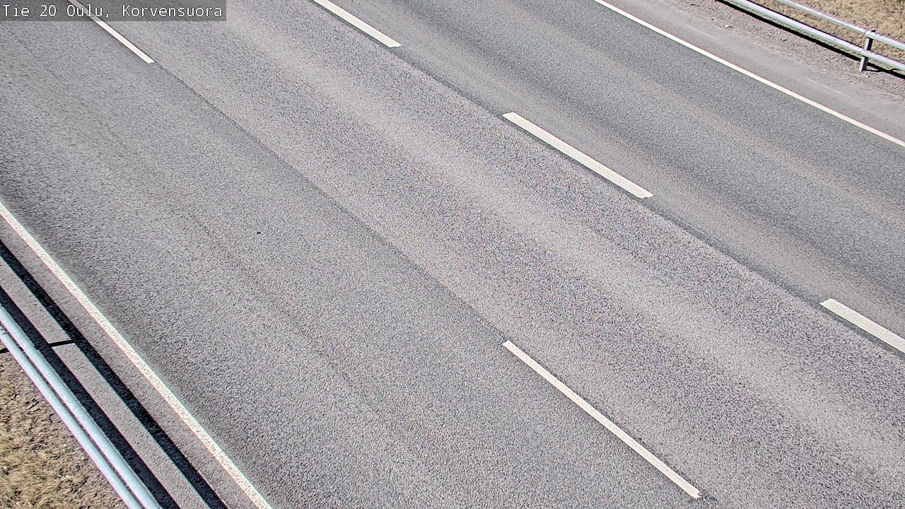 Weather Camera Image Road 20 Oulu Korvensuora, Oulu, Pohjois-Pohjanmaa