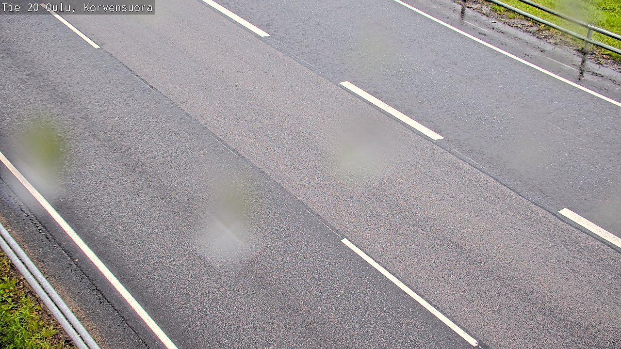 Weather Camera Image Road 20 Oulu Korvensuora, Oulu, Pohjois-Pohjanmaa