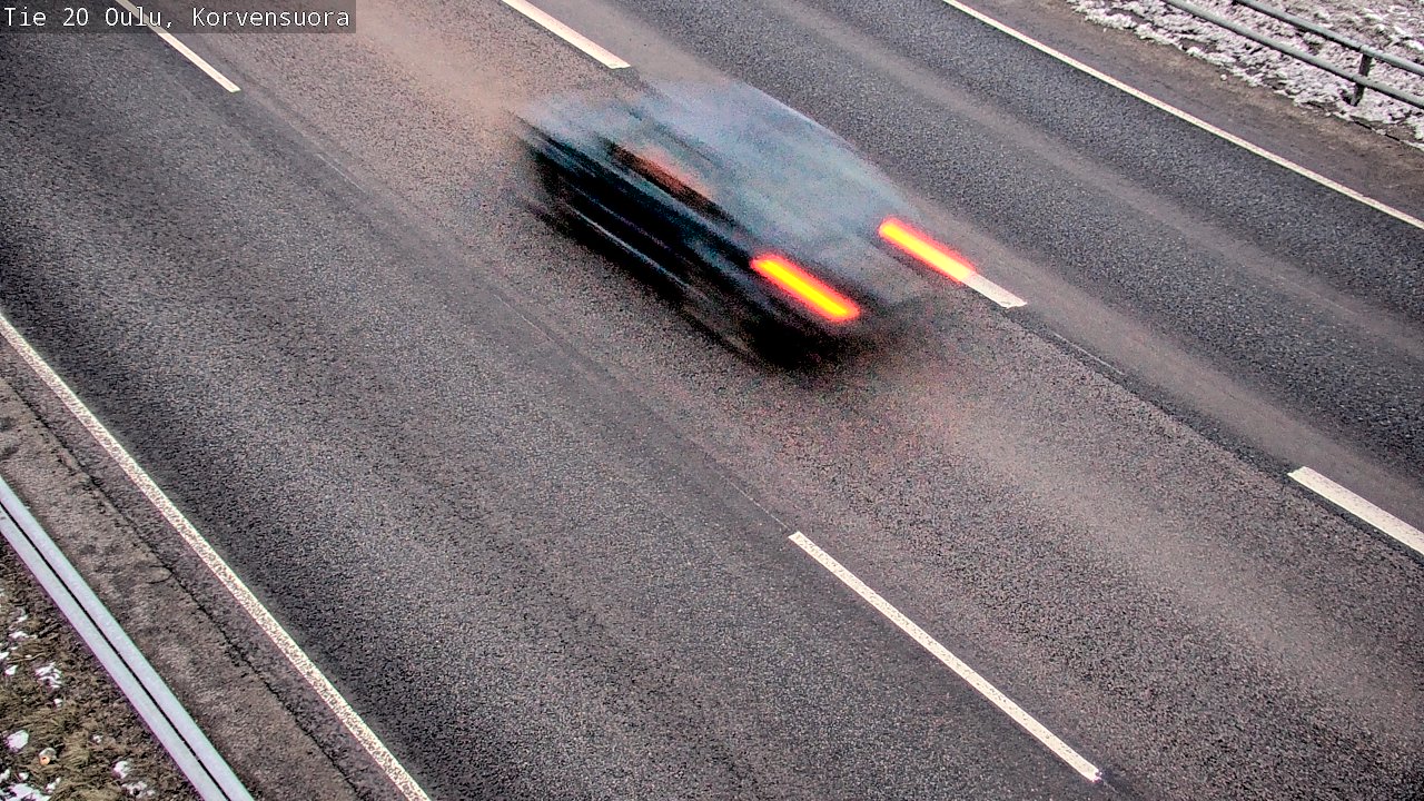 Kelikamerat Kuva Tie 20 Oulu Korvensuora, Oulu, Pohjois-Pohjanmaa