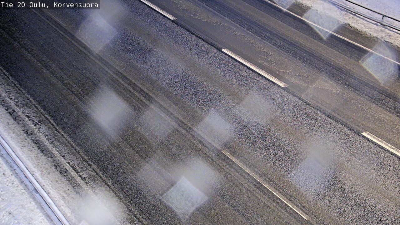 Weather Camera Image Väg 20 Uleåborg Korvensuora, Oulu, Pohjois-Pohjanmaa