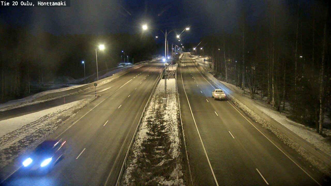 Kelikamerat Kuva Tie 20 Oulu, Hönttämäki, Oulu, Pohjois-Pohjanmaa