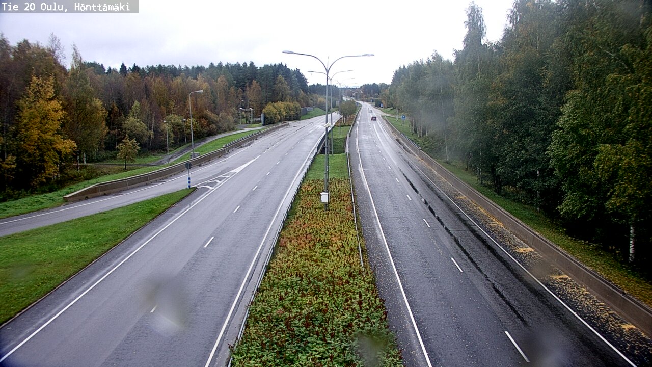 Weather Camera Image Road 20 Oulu, Hönttämäki, Oulu, Pohjois-Pohjanmaa