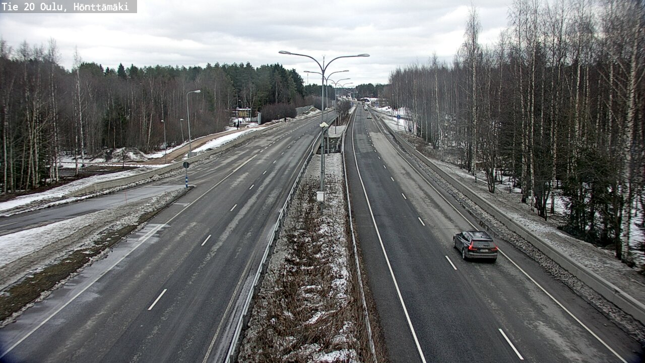 Weather Camera Image Road 20 Oulu, Hönttämäki, Oulu, Pohjois-Pohjanmaa