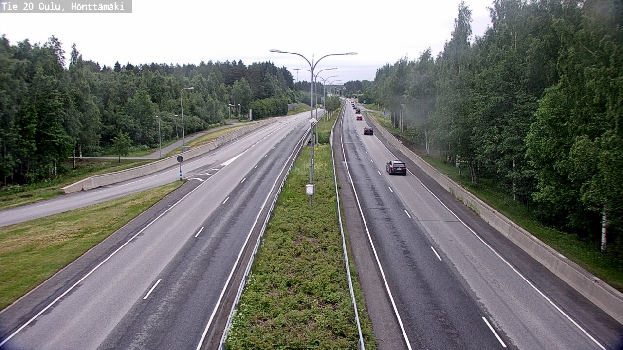 Weather Camera Image Road 20 Oulu, Hönttämäki, Oulu, Pohjois-Pohjanmaa