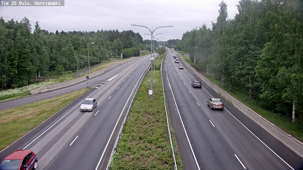 Kelikamerat Kuva Tie 20 Oulu, Hönttämäki, Oulu, Pohjois-Pohjanmaa