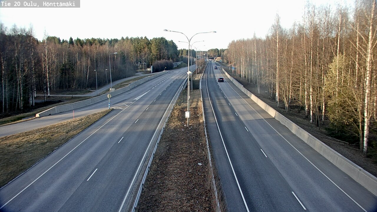Weather Camera Image Road 20 Oulu, Hönttämäki, Oulu, Pohjois-Pohjanmaa