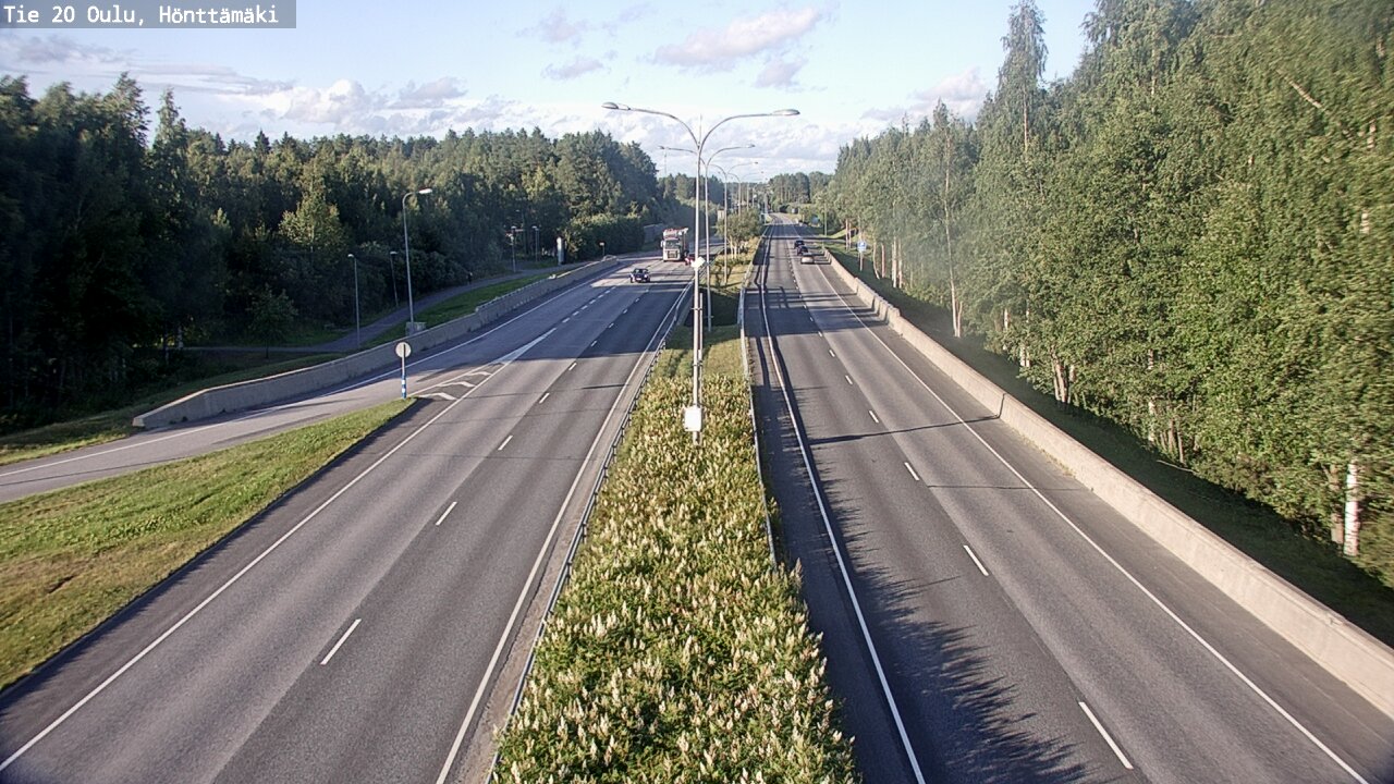 Kelikamerat Kuva Tie 20 Oulu, Hönttämäki, Oulu, Pohjois-Pohjanmaa