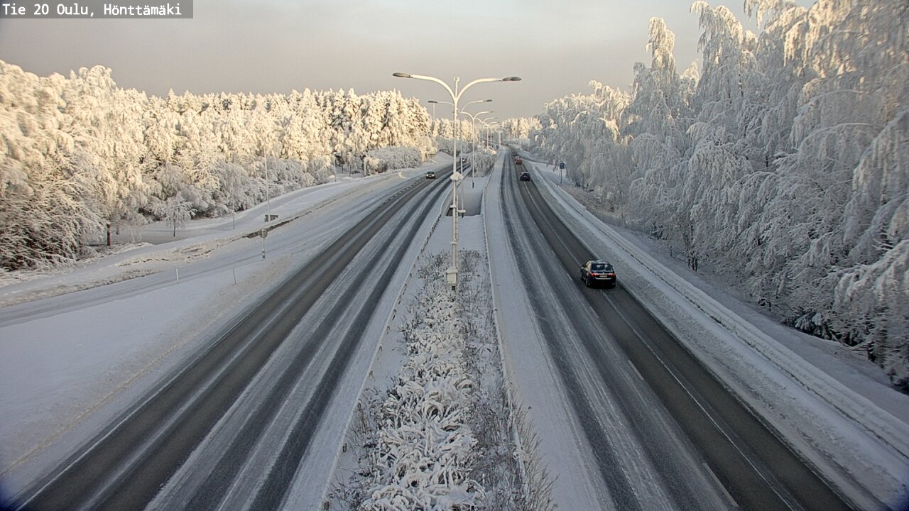 Weather Camera Image Road 20 Oulu, Hönttämäki, Oulu, Pohjois-Pohjanmaa