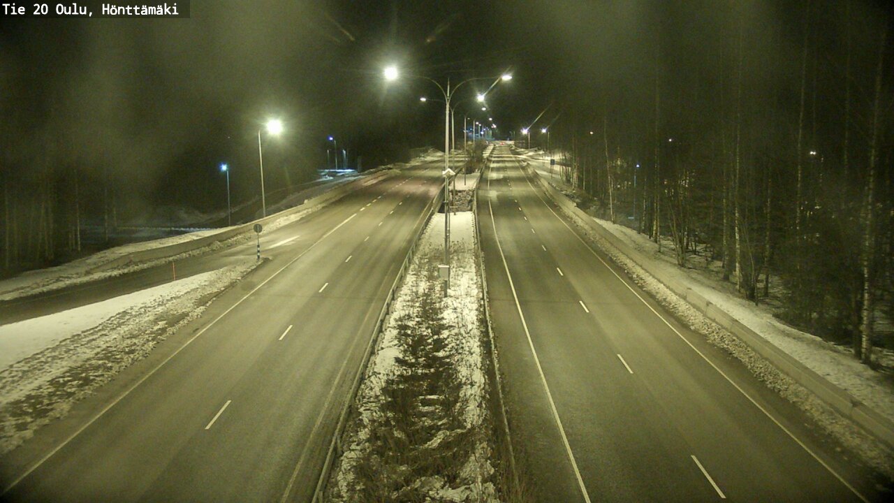 Kelikamerat Kuva Tie 20 Oulu, Hönttämäki, Oulu, Pohjois-Pohjanmaa