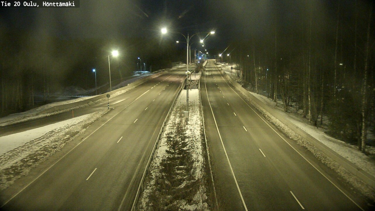 Kelikamerat Kuva Tie 20 Oulu, Hönttämäki, Oulu, Pohjois-Pohjanmaa