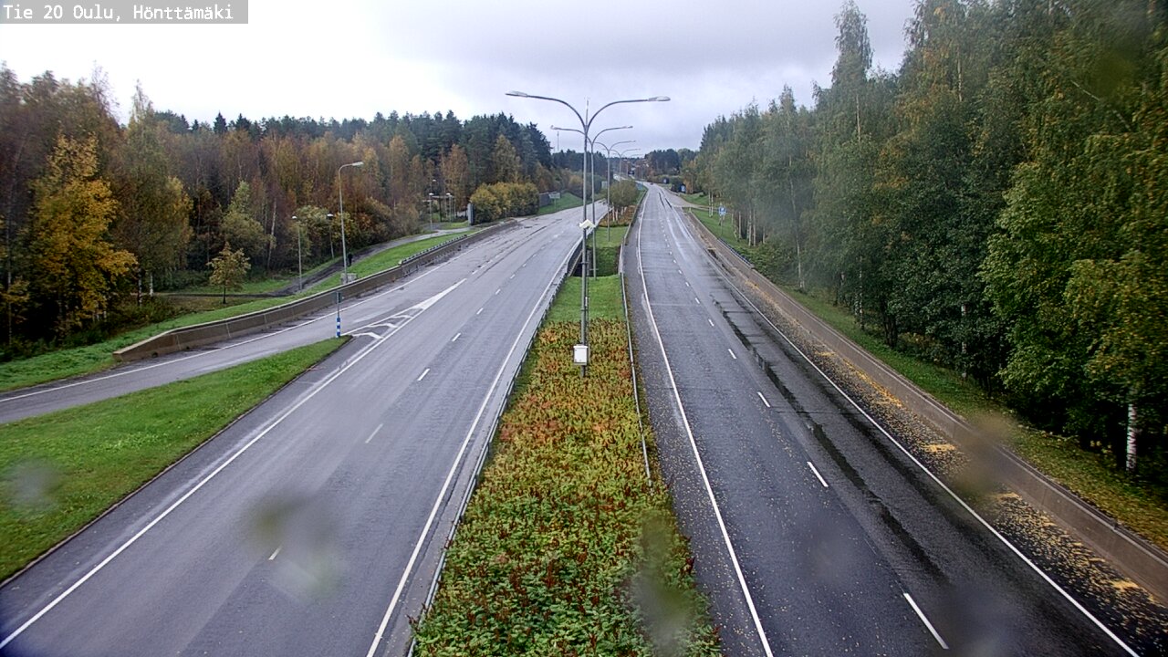 Weather Camera Image Road 20 Oulu, Hönttämäki, Oulu, Pohjois-Pohjanmaa
